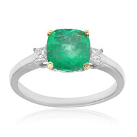 Gouden ring met een Colombiaanse smaragd (CIRARI)