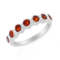 Zilveren ring met Madeira citrienstenen