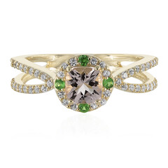 Gouden ring met een morganiet (Adela Gold)