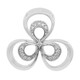 Gouden hanger met een SI1 (H) Diamant (Annette)