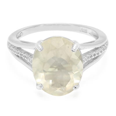 Zilveren ring met een Orthoklaas