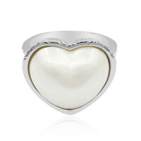 Zilveren ring met een Mabe parel (TPC)