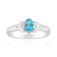 Zilveren ring met een Blauwe apatiet