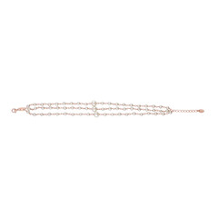 Zilveren armband met Witte zoetwater kweekparels