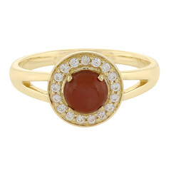 Gouden ring met een Kangeyam Maansteen