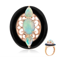 Gouden ring met een AAA Welo-opaal (CIRARI)