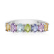 Zilveren ring met amethisten