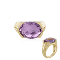 Zilveren ring met een lavendel amethist
