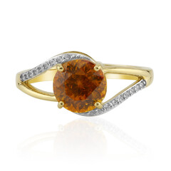 Gouden ring met een sfaleriet