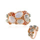 Zilveren ring met Koperen Minary Labradorieten (KM by Juwelo)