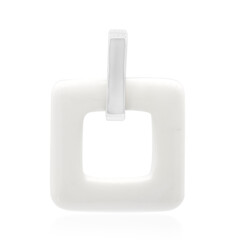 Zilveren hanger met een agaat