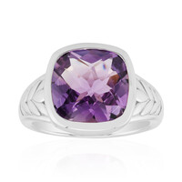 Zilveren ring met een amethist (Pallanova)