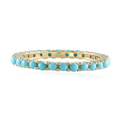 Zilveren ring met Sleeping Beauty Turkooisen