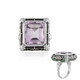 Zilveren ring met een lavendel amethist (Adela Silber)
