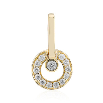 Gouden hanger met een Diamant SI1 (G) (Annette)