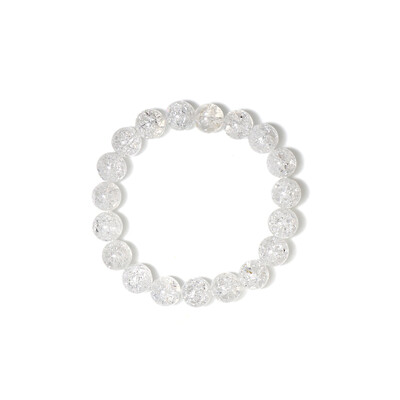 Armband met Crushed Ice Kwartsstenen
