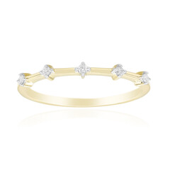 Gouden ring met Diamanten SI1 (G)