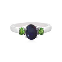 Zilveren ring met een Mezezo opaal