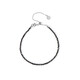 Zilveren armband met zwarte diamanten (Adela Silber)