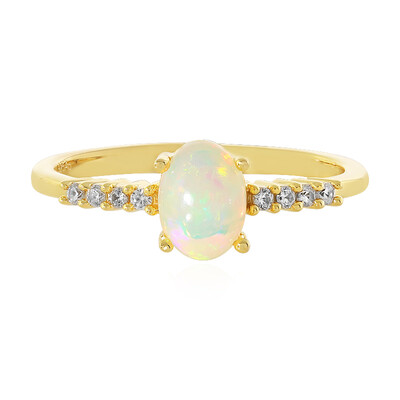 Zilveren ring met een Welo-opaal
