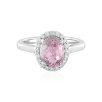 Zilveren ring met een kunziet