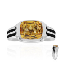Zilveren ring met een citrien (Remy Rotenier)