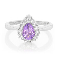 Zilveren ring met een Brejinho amethist