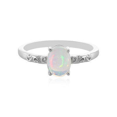 Zilveren ring met een Welo-opaal