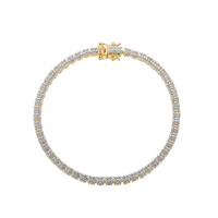 Messing armband met een I3 (I) Diamant (Juwelo Style)