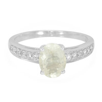 Zilveren ring met een Orthoklaas
