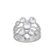 Zilveren ring met een zirkoon (Adela Silber)