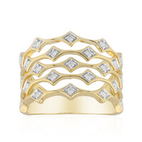 Gouden ring met Diamanten SI1 (G)