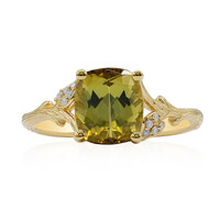 Gouden ring met een Congo Neon Toermalijn (Smithsonian)