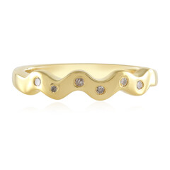 Zilveren ring met I2 (I) Diamanten