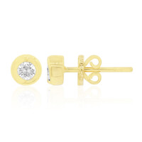 Gouden oorbellen met Diamanten SI1 (G)