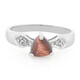 Zilveren ring met een rode tijgeroog