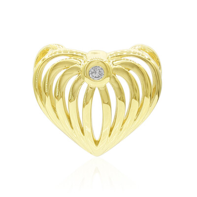Zilveren hanger met een I1 (G) Diamant (Annette)