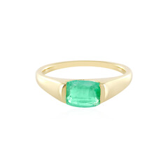Gouden ring met een Russische smaragd (AMAYANI)