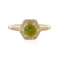 Gouden ring met een Sfeen
