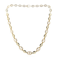 Gouden halsketting met I1 (H) Diamanten (CIRARI)