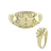 Gouden ring met Loepzuivere (F) Diamanten (LUCENT DIAMONDS)
