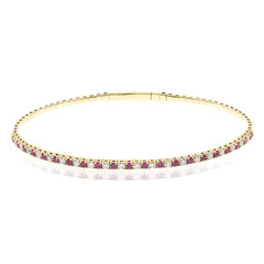 Gouden armband met AAA Mozambique robijnen (CIRARI)