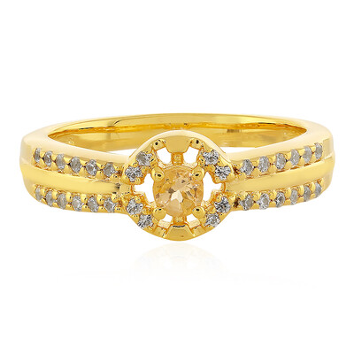 Zilveren ring met een keizerlijke granaat
