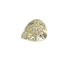 Edelsteen met een gele SI1 diamant 0,31 ct