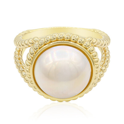 Zilveren ring met een Mabe parel (TPC)