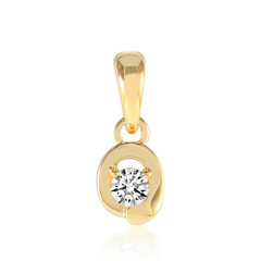 Gouden hanger met een VS1-Diamant (E) (adamantes [!])