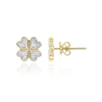 Gouden oorbellen met Diamanten SI1 (G)