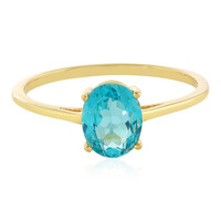 Zilveren ring met een apatiet