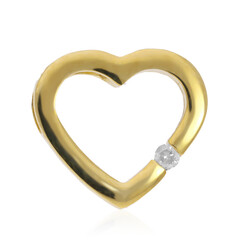 Gouden hanger met een I3 (H) Diamant