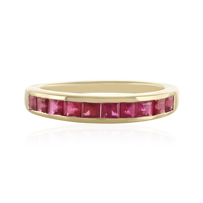 Gouden ring met Madagaskar Robijnen (Adela Gold)
